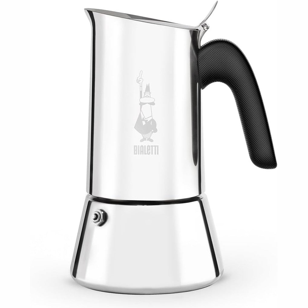 162673 - BIALETTI Nuova Venus - Makinë Kafeje Espresso nga Çeliku Inox, Jo e Përshtatshme për Induksion, Kapaciteti 2 Gota (85 ml)