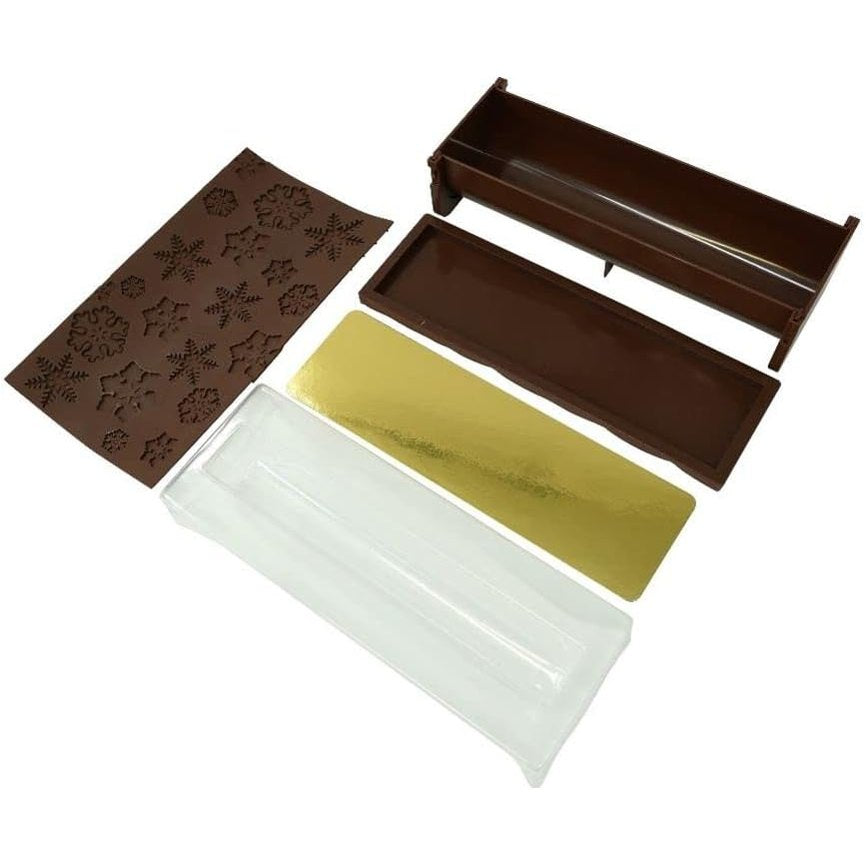 227088 - ZENKER Forma e Trungjeve të Krishtlindjeve me Reliev, Plastik, Silikon, 30x8x6.5 cm, Kafe