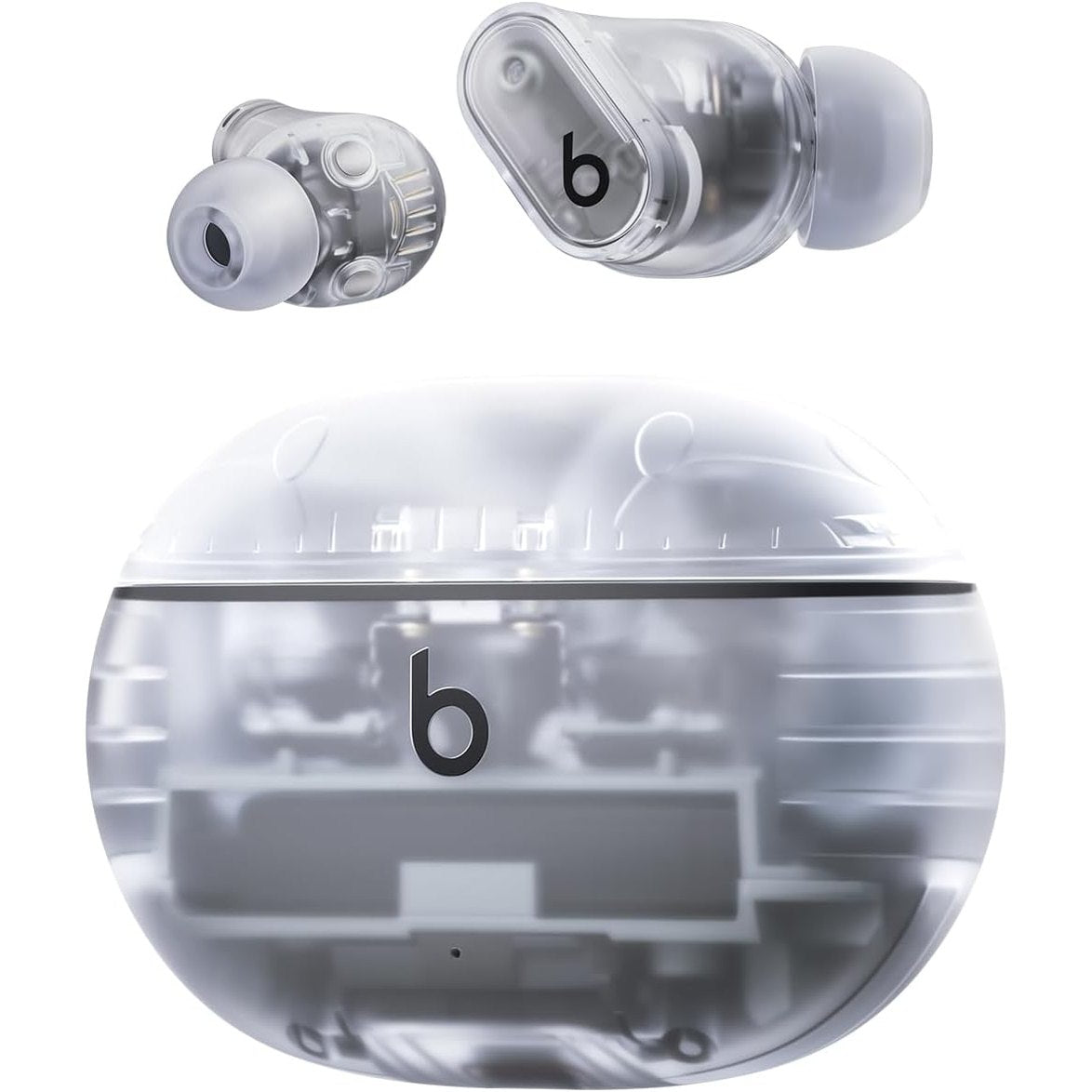 295031 - BEATS Kufje Studio Buds+ | Kufje Truly Wireless me Anulim Zhurme, Mikrofon i Integruar, Kufje Bluetooth me Audio Hapësinore - Transparente