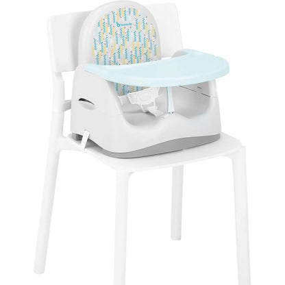 313086 - Badabulle Sedilje Trendy Meal Booster – lartësi e rregullueshme 10-14 cm, me tavolinë ngrënieje