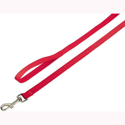 169035 - NOBBY Leine Classic, e kuqe, madhësia XS, gjatësi 120 cm, gjërësi 10 mm