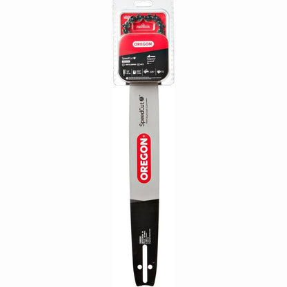 292987 - OREGON Kombinim shufre udhëzuese dhe zinxhiri për sharrë elektrike, SpeedCut 18", përshtatet për Craftsman, Husqvarna, Jonsered, McCulloch; hap .325", trashësi 1.3 mm, 72 lidhje transmisioni