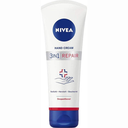 290510 - NIVEA Krem për Duar 100ml - 3 në 1 për Riparimin e Duarve të Thata - Hidratim 24 orësh
