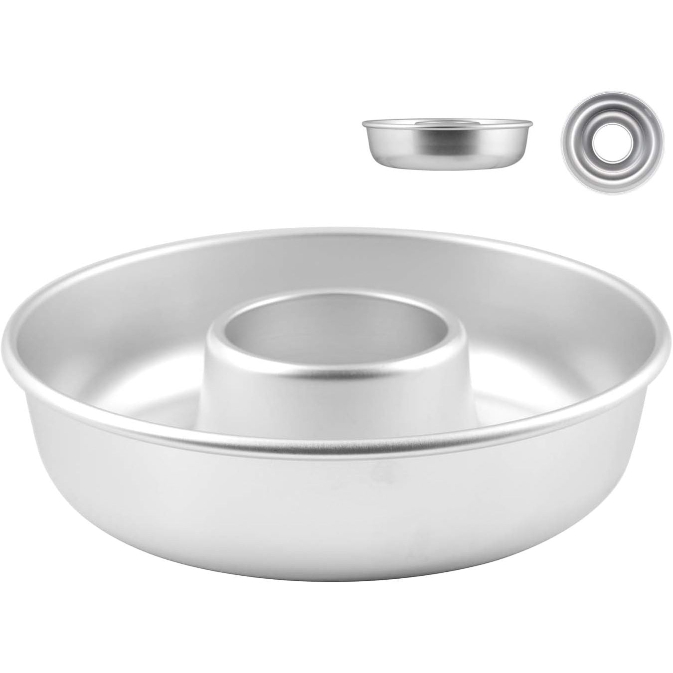 184639 - PETULLA PENTOLE AGNELLI me Tub për Pasta dhe Tortë, Materiali Argjendi, Madhësia 22cm