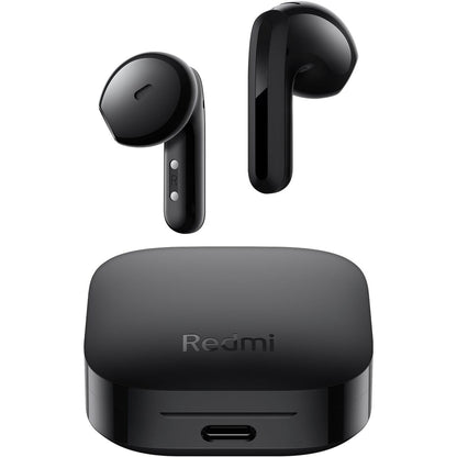 299830 - XIAOMI REDMI Buds 6 Active, kufje pa tel Bluetooth gjysmë-në-vesh, ulje e zhurmës me mikrofon të dyfishtë, jetëgjatësi baterie deri në 6 orë + 30 orë, Bluetooth 5.4, e zezë