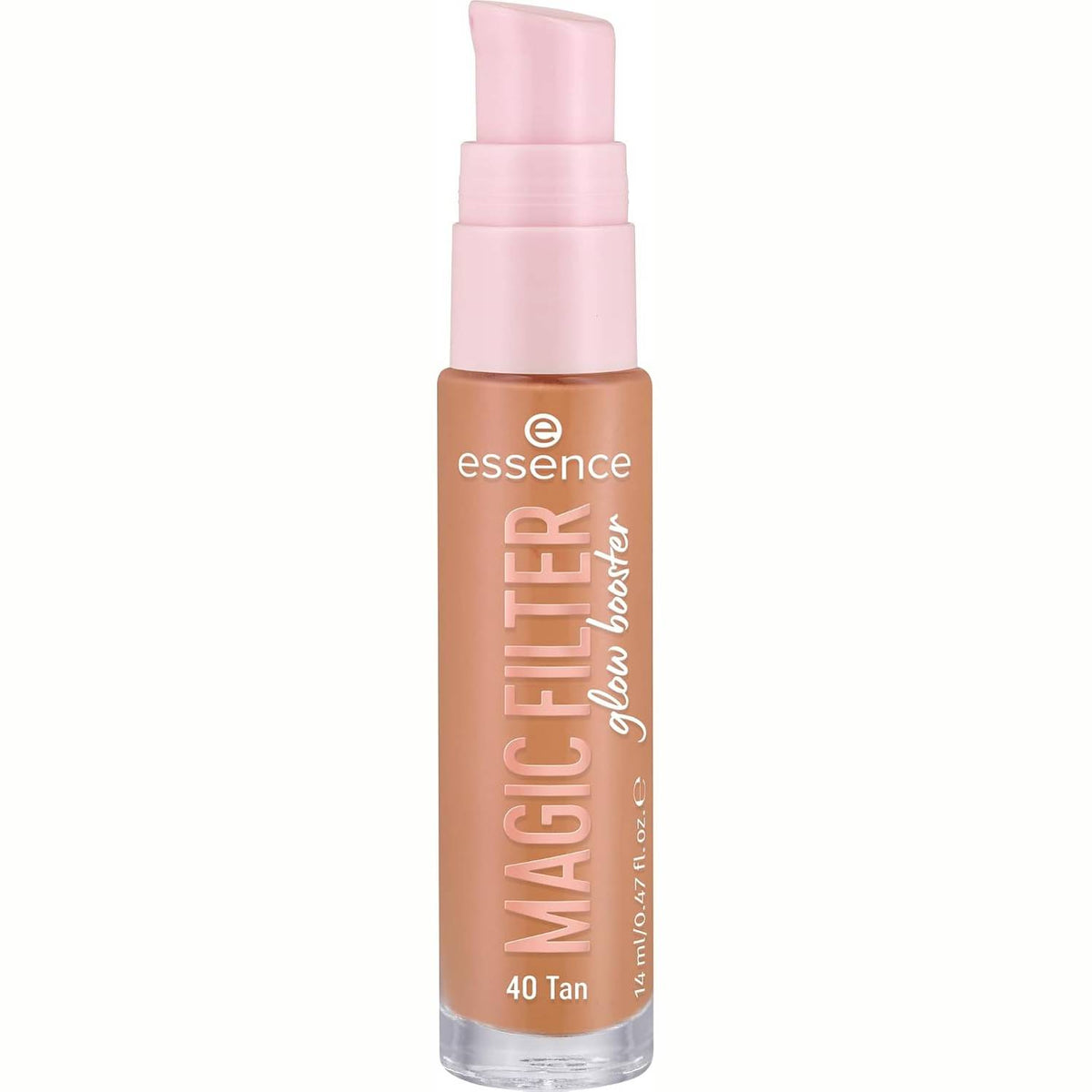 302641 - ESSENCE MAGIC FILTER - Përforcues shkëlqimi, bazë, Nr. 40, nudo, ushqyes, efekt ngjyrosës, fokus i butë, natyral, rrezatues, vegan, pa parfum, pa alkool, pa parabene, 1 pako (14ml)