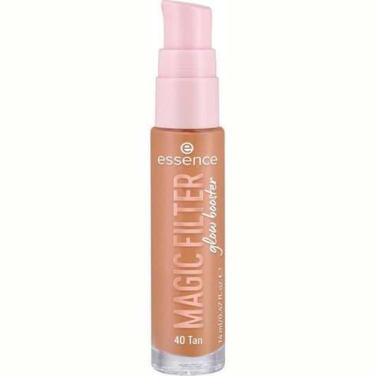 302641 - ESSENCE MAGIC FILTER - Përforcues shkëlqimi, bazë, Nr. 40, nudo, ushqyes, efekt ngjyrosës, fokus i butë, natyral, rrezatues, vegan, pa parfum, pa alkool, pa parabene, 1 pako (14ml)