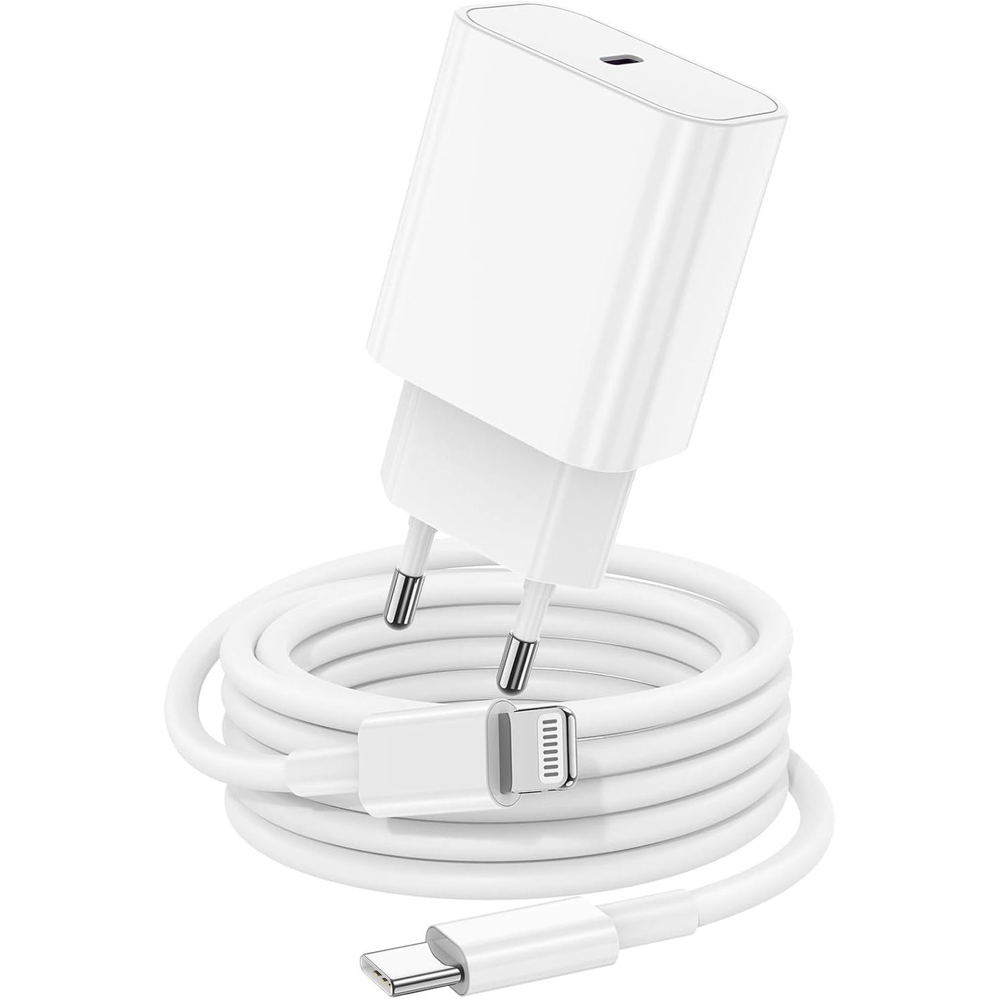 274277 - Karikues i shpejtë për iPhone 14 13, Origjinal USB-C 20W, Kabllo USB-C në Lightning (2m), I certifikuar nga Apple për iPhone 14 13 12 11 Plus Pro Max SE XR XS X 8/7/6/se/iPad