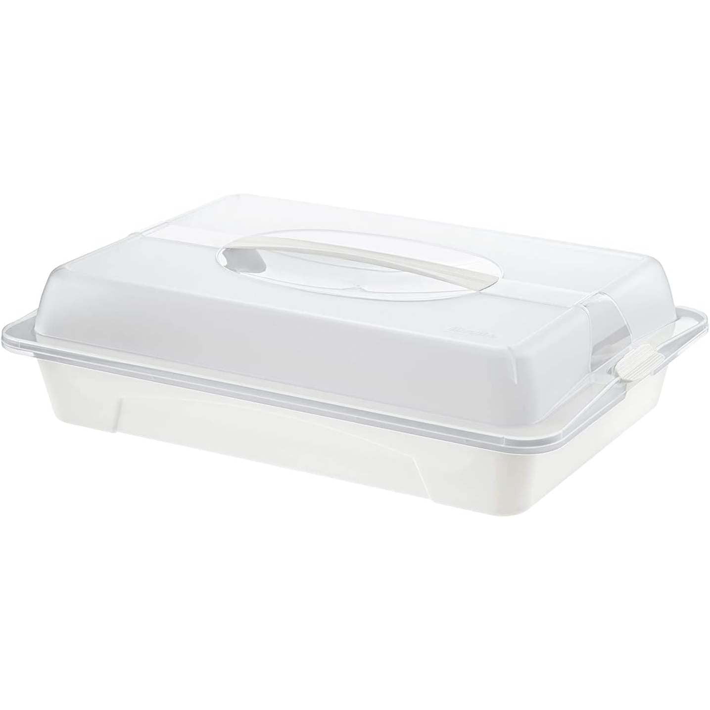 219010 - ROTHO Cool & Fresh Butler me kapuç ftohës dhe dorezë mbajtëse, plastikë pa BPA (PP), transparente/e bardhë, (43.5 x 29.5 x 11.0 cm)