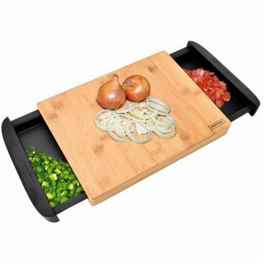 232929 - NERTHUS FIH 332 - Dërrasë Prerjeje prej Bambuje, Dërrasë Kuzhine me Tabaka të Lëvizshme