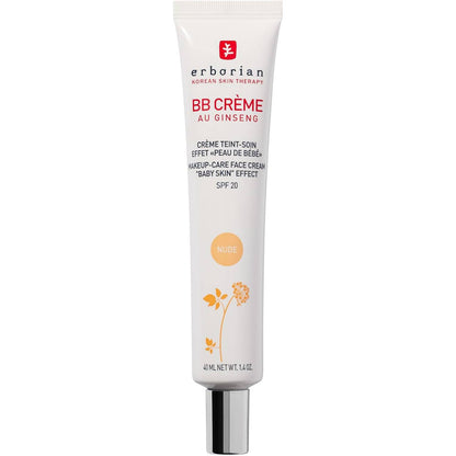 289634 - ERBORIAN Krem BB me Xhensen - Krem me Ngjyrë, 40 ml, me SPF 20, Ngjyrë Nude