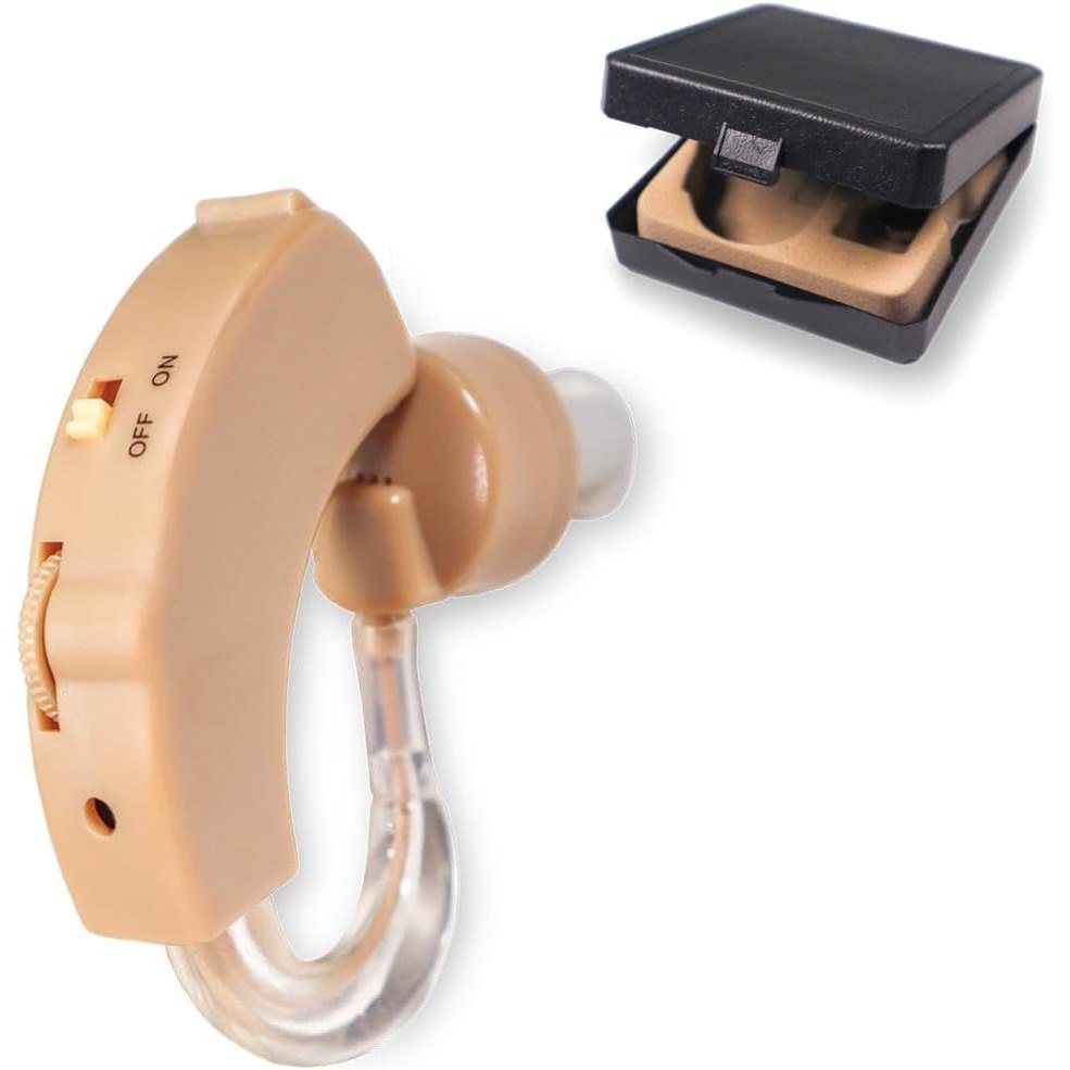 271845 - MOBICLINIC® - Amplifikator Dëgjimi Ear plus 2, 5 nivele volumi, Madhësi mini, I lehtë dhe portativ, Funksionon me bateri