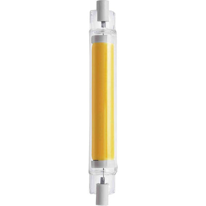 168335 - EGLO LED Llambë R7S me errësim, shirit ndriçimi 360°, 8 vat (ekuivalente 75 vat), 806 Lumen, burim drite e bardhë e ngrohtë 2700 Kelvin, Ø 1.6 cm, Gjatësi 11.8 cm