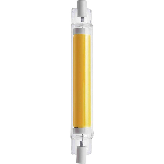 168335 - EGLO LED Llambë R7S me errësim, shirit ndriçimi 360°, 8 vat (ekuivalente 75 vat), 806 Lumen, burim drite e bardhë e ngrohtë 2700 Kelvin, Ø 1.6 cm, Gjatësi 11.8 cm