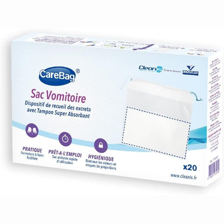 303489 - Pako me 20 qese për të vjella Cleanis Carebag 25 x 25 cm