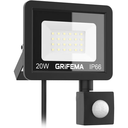 314751 - GRIFEMA Dritë LED e jashtme 20W, 2200lm, me sensor lëvizjeje