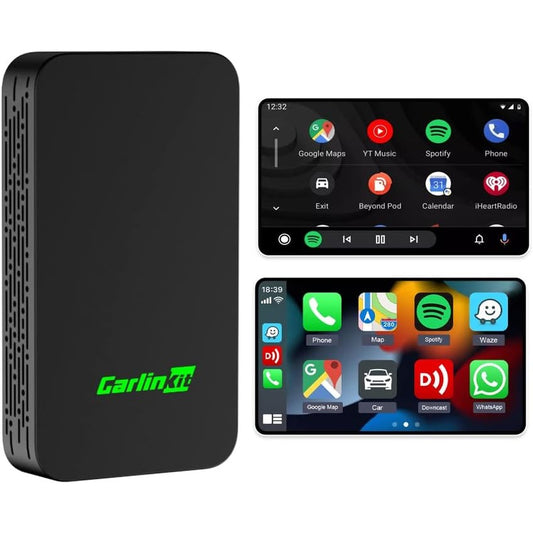 266214 - ADAPTUES PA TEL PËR CARPLAY DHE ANDROID AUTO CARLINKIT 5.0 2AIR, për makina me funksionalitet CarPlay dhe Android Auto (prodhuar nga viti 2017 deri në vitin 2025), mbështet asistentin zanor, navigimin dhe muzikën