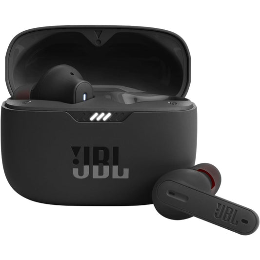 276131 - JBL Tune 235 NC, Kufje Bluetooth True Wireless, Anulim Zhurmesh, jetëgjatësi baterie 48 orë, IP54, dizajn i rehatshëm, të zeza