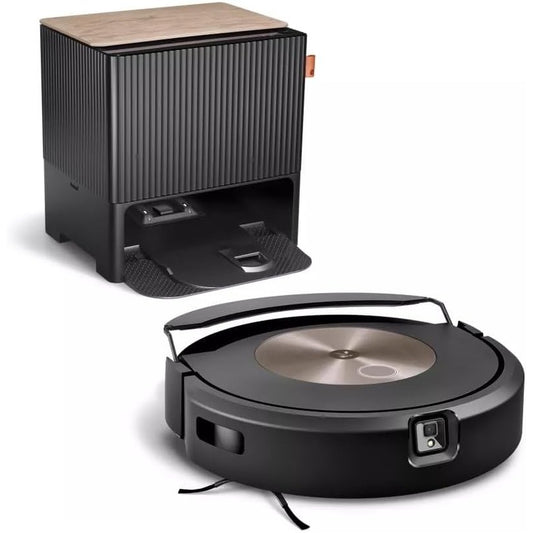 118003 - iROBOT Roomba Combo j9+, Robot Fshesë dhe Pastrues Dyshemeje me Kapacitet për Vetë-Zbrazje dhe Mbushje Ujë, Teknologji SmartScrub, Hartëzim, Wi-Fi, Zbulim pengesash, Përdorim me Aplikacion dhe Asistent Zëri, Ngjyre Bronz