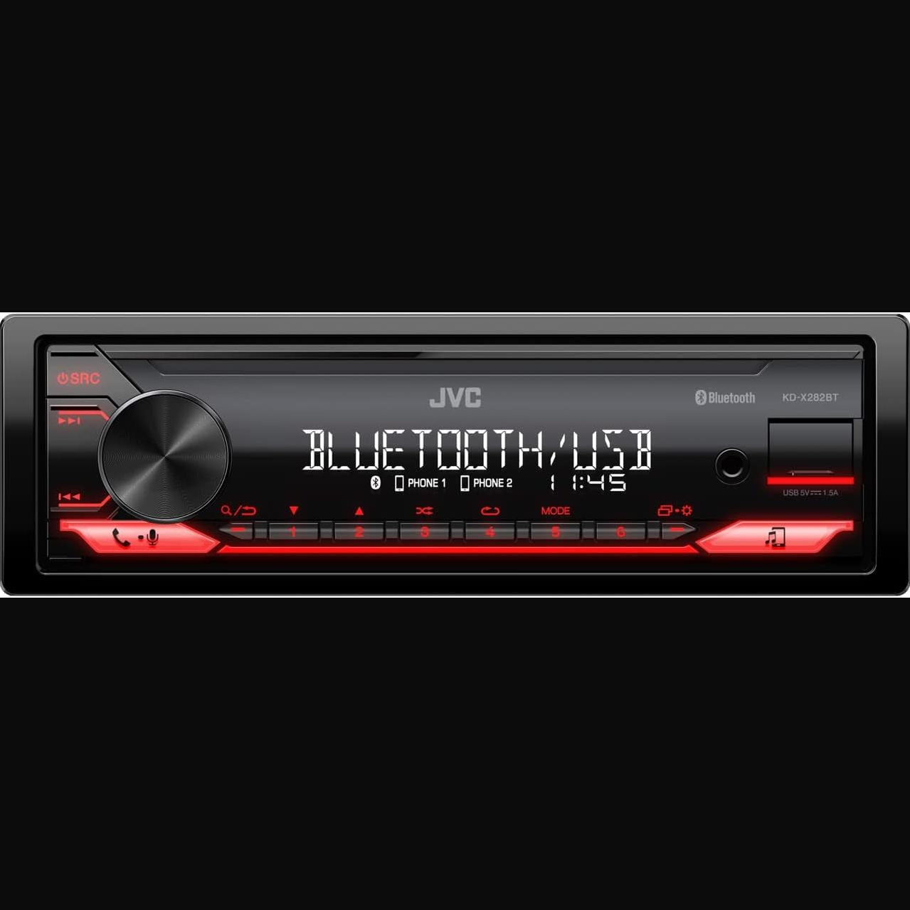 276265 - JVC KD-X282BT - USB, Aplikacioni i Telekomandës JVC, Muzikë Android, Bluetooth, Autoradio AUX