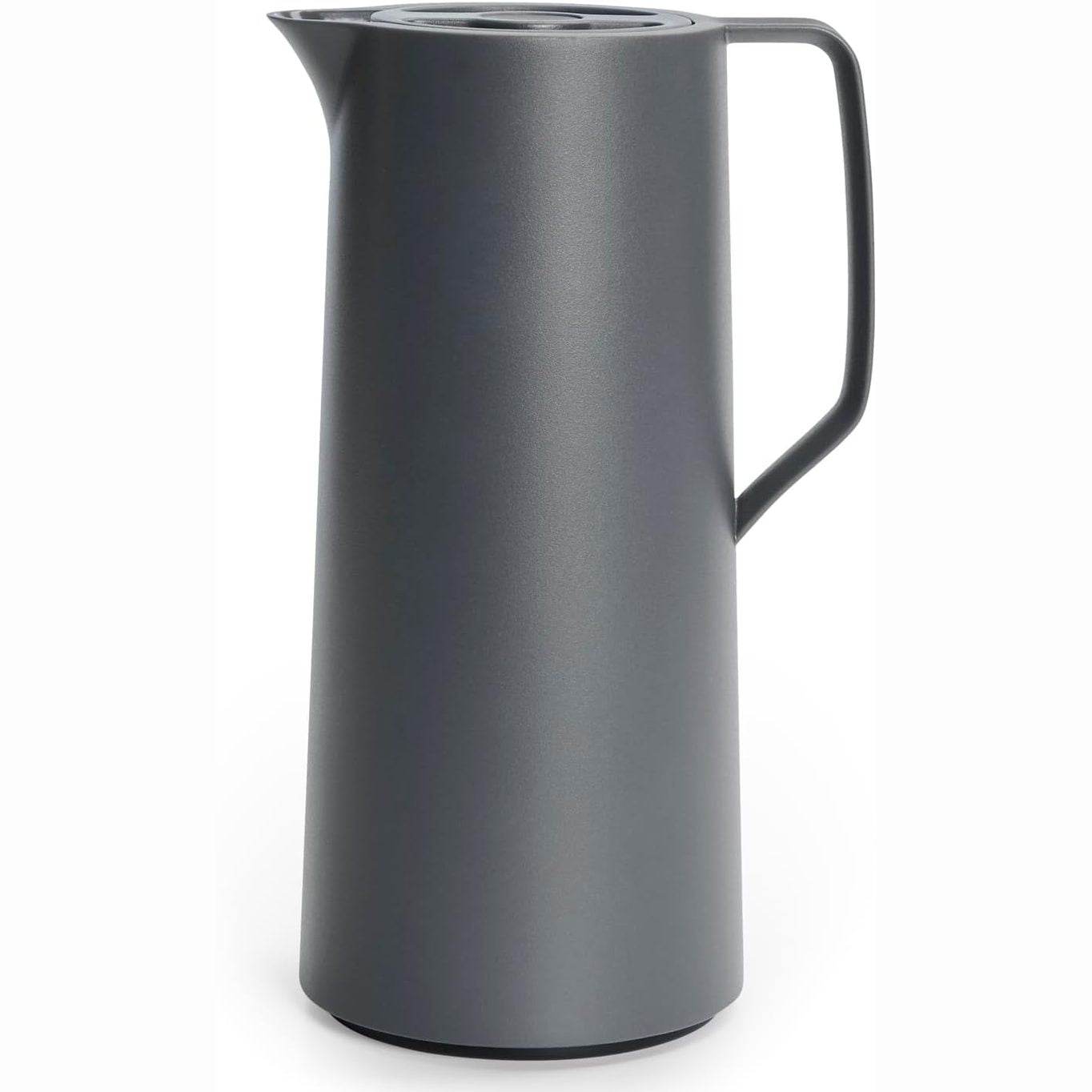 223806 - EMSA Motiva Termos Flask 1L, Flask i Izoluar me Mbyllje të Shpejtë, Mban Pijet të Nxehta për 12 Orë, të Ftohta për 24 Orë, Mbulesë Qelqi, Prodhuar në Gjermani, Antracit, N41701