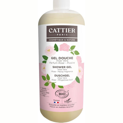 302371 - CATTIER Xhel Dushi 1L pa sulfate, aromë trëndafili dhe bozhure