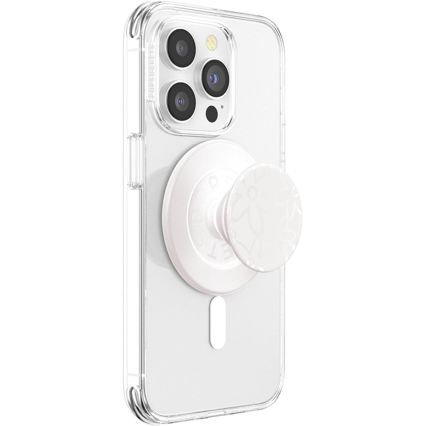 319934 - Mbajtëse MagSafe PopSockets, mbajtëse magnetike, i bardhë - Horchata