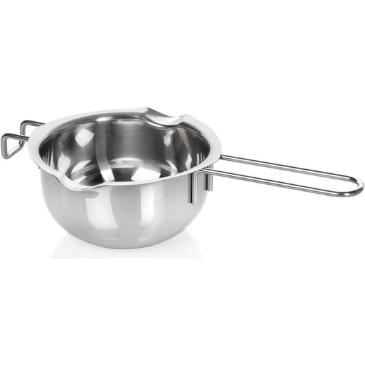 202425 - WENCO - Enë Shkrirëse për Banjë me Ujë, Rezistente ndaj Nxehtësisë, Me Dorezë për Shkrirjen e Çokollatës, Gjalpit, Dyllit, I Sigurt për Lavastovilje, i Papërshkueshëm nga Ndryshku, Përshtatshme për Pjekje dhe Gatim, Materiale Çelik Inox, 14 cm