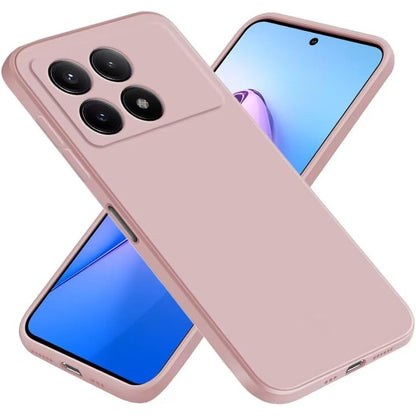 296492 - EASSGU MBROJTËSE PËR POCO X6 PRO 5G, 6.67 inç, Silikoni TPU, Sand Dust
