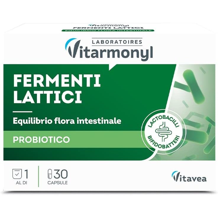 272496 - Vitarmonyl Fermente Laktike Probiotike - Shtesë Ushqimore me 7 Miliardë CFU - 30 Kapsula
