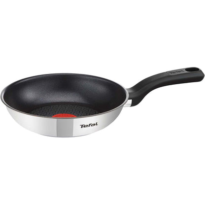 214424 - TEFAL Tigan Comfort Max 20 cm, i pajtueshëm me induksion, shtresë jo ngjitëse, çelik inox, tregues temperature Thermo-Spot