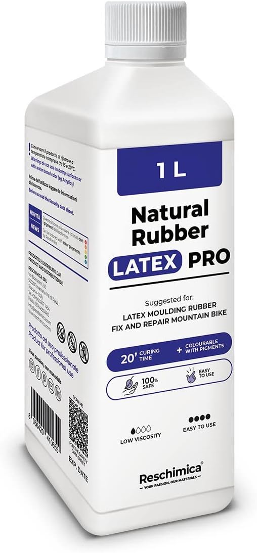 246338 - LATEX PRO - Gomë natyrale e paravulkanizuar, për krijuesit e maskave, për prodhimin e kallëpeve dhe gipsit (1 lt)