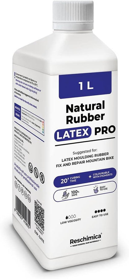 246338 - LATEX PRO - Gomë natyrale e paravulkanizuar, për krijuesit e maskave, për prodhimin e kallëpeve dhe gipsit (1 lt)