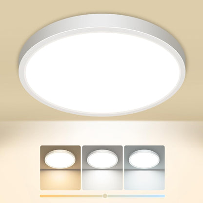 225354 - Dritë Tavani LED SLOCHI • Llambë Tavani • 3 Ngjyra 3000K 4000K 6500K • 15W 1500LM • IP44 • E papërshkueshme nga uji