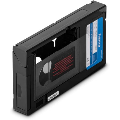 273387 - HAMA Përshtatës kasete VHS-C/VHS (Konvertues video VHS-C në VHS, Përshtatës kasete me motor për VCR, 6 mm, Jo i pajtueshëm me 8 mm/MiniDV/Hi8) i zi