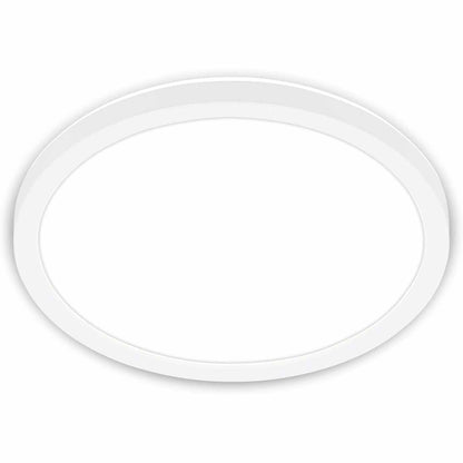 197033 - BRILONER - Llambë tavani LED, dritë e bardhë neutrale, panel LED 24x3 cm, përshtatshme për dhomë ndenjeje dhe kuzhinë, e bardhë