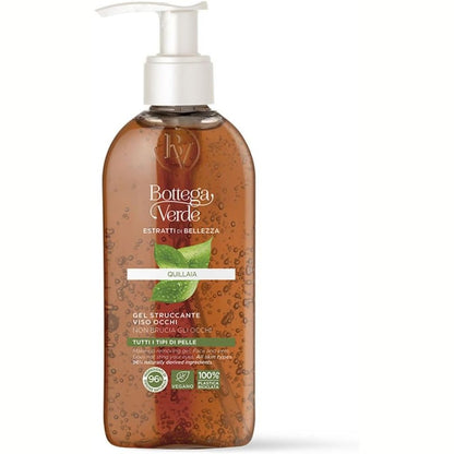 272393 - BOTTEGA VERDE Xhel për Heqjen e Grimit për Fytyrën dhe Sytë 200ml, me Quillaia, Formulë e Butë, për të Gjitha Llojet e Lëkurës