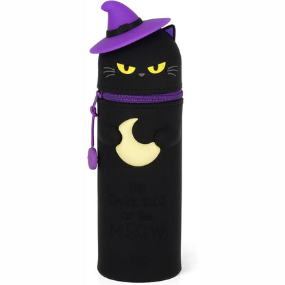 267060 - LEGAMI - Kuti lapsash Kawaii Halloween 2025, Silikon i butë, 2 në 1, Mbajtëse stilolapsash për tavolinë, me zinxhir, Lartësia 20 cm