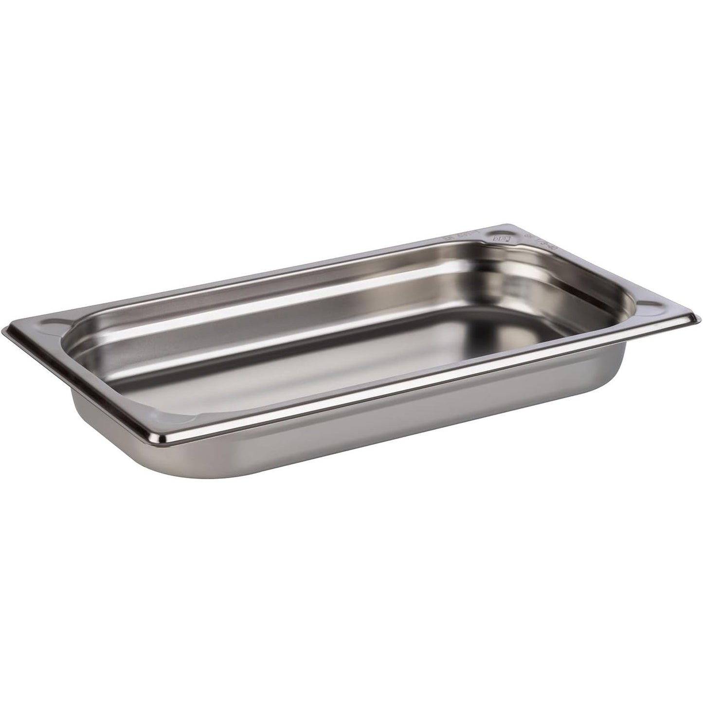 289297 - APS Enë 81301 GN 1/3, 32.5 x 17.6 cm, Thellësi 40 mm, Çelik Inox, Kapacitet 1.5 Litra