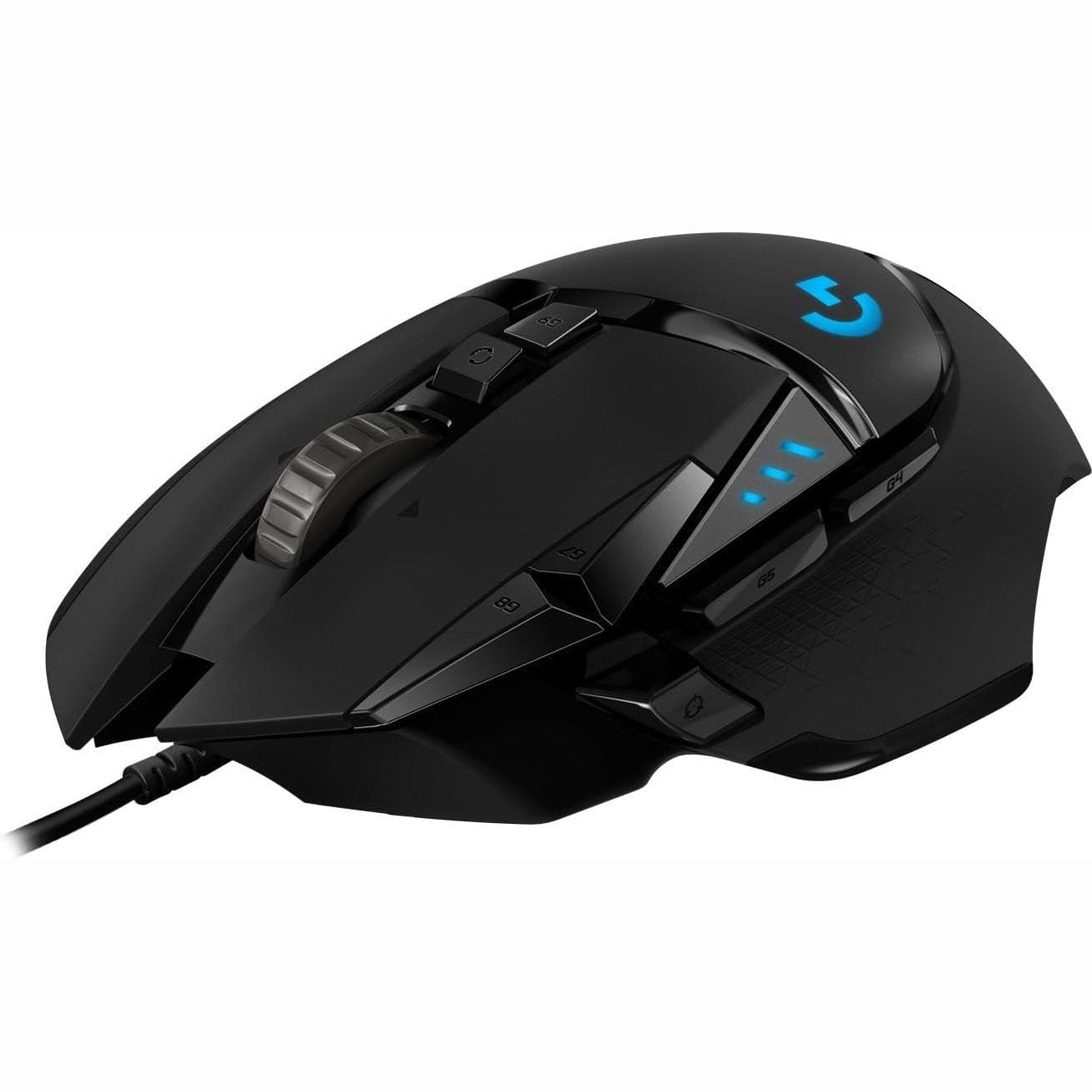 276293 - LOGITECH Maus lojërash G502 HERO, sensor optik HERO 25K DPI, 11 butona të programueshëm, ndriçim RGB