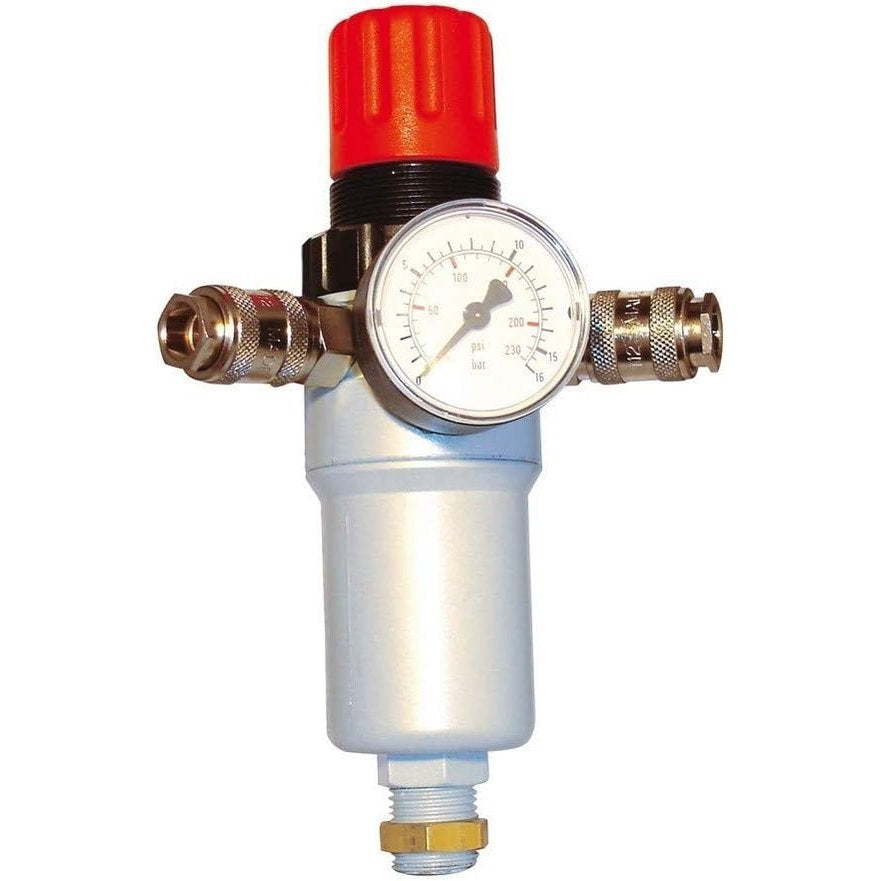 313004 - CEVIK CA-950/2 Rregullator presioni me matës, filtër, 2 pajisje me lidhje të shpejtë, 1/2"