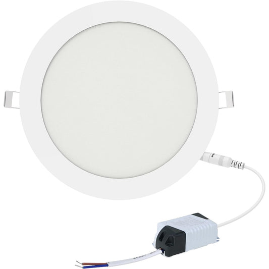 102026 - Llampë Paneli Tavani Ultra e Hollë LED 3W, 3.49" e Rrumbullakët për Shtëpi, Zyrë, Qendër Tregtare, Konsum i Ulët Energjie, Pa Rregullim të Ndriçimit me Drivera 6000K (3W, e Bardhë)
