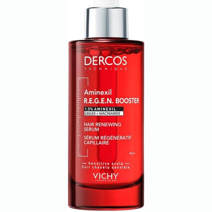 271238 - VICHY DERCOS Aminexil Clinical REGEN Booster Serum, 90 ml, Aminexil 1.5% + Xhenxhefil + Niacinamide.
