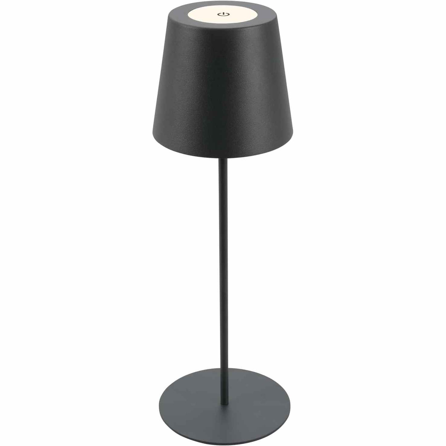 137641 - BRILONER Llambë LED pa Tel për Tavolinë, me Prekje dhe Rikarikueshme, Funksionon me Bateri, e Rregullueshme në Lartësi, USB-C, si Llambë Nate dhe Leximi, e Jashtme, 36x10.5 cm, e Zezë