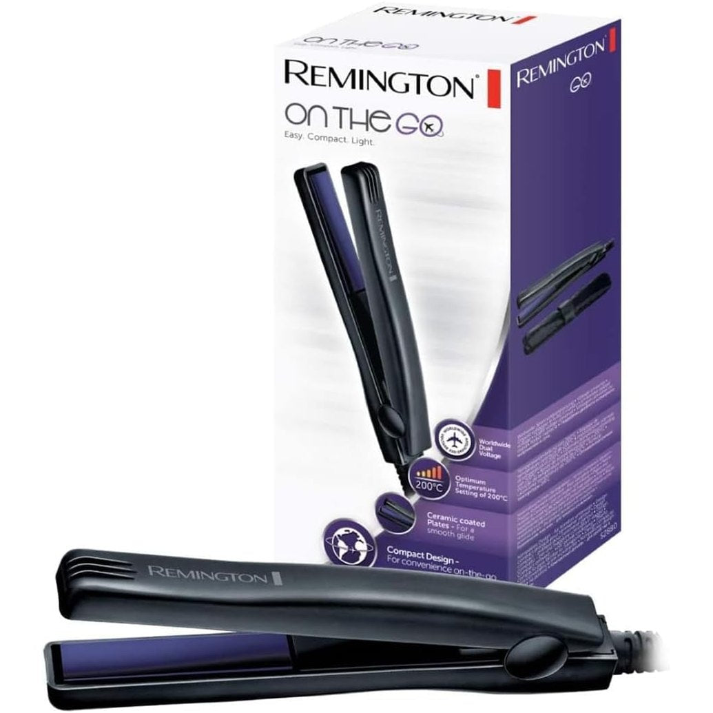 271800 - REMINGTON Drejtuese flokësh Mini S2880, 15 cm, pllaka qeramike, Temperatura 200°C