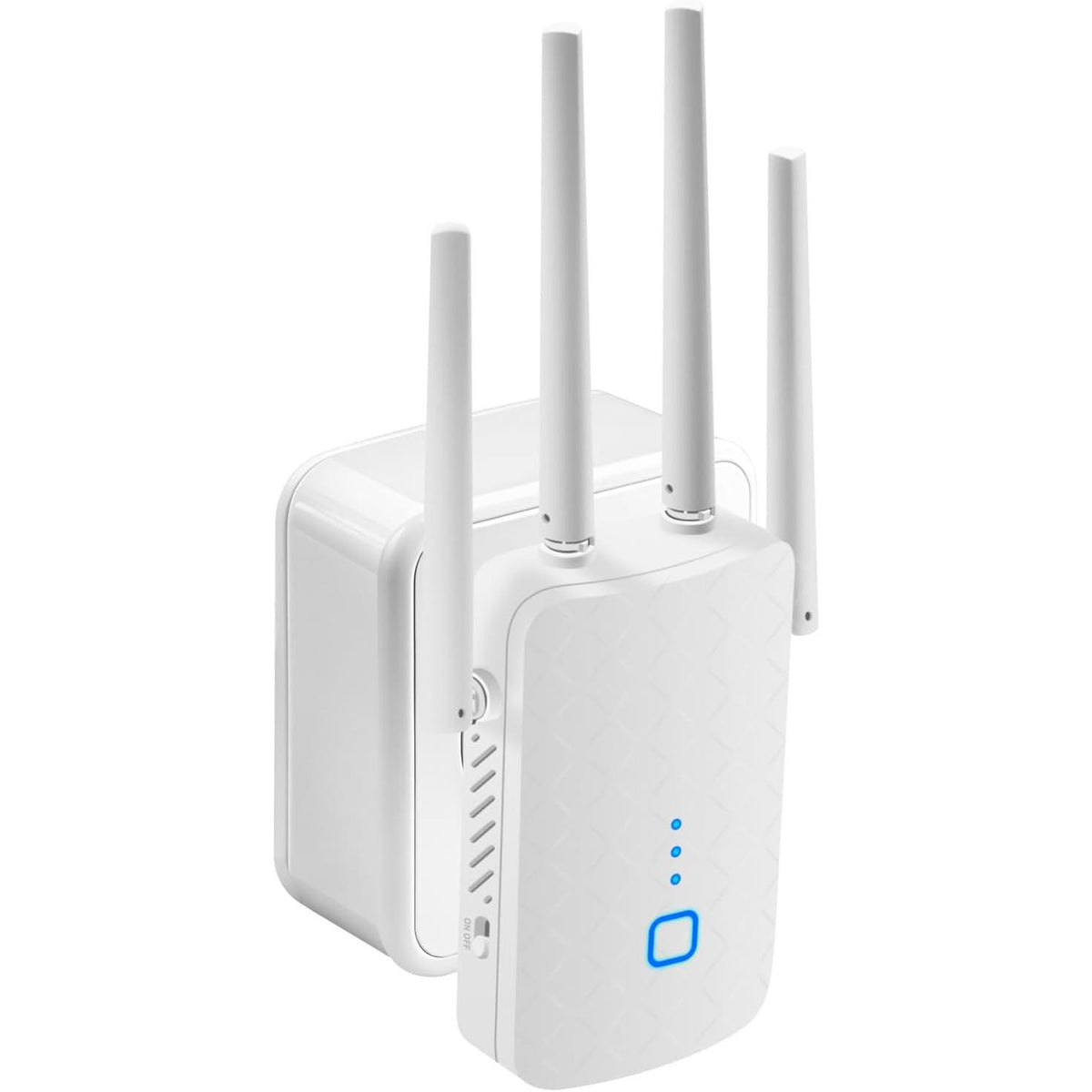 309824 - MEETOWN - Zgjerues WiFi, përsëritës WiFi Ultraxtender, 1200 Mbps, 5GHz + 2.4GHz, Gigabit LAN, modalitet AP, i pajtueshëm me të gjithë ruterët standardë WiFi