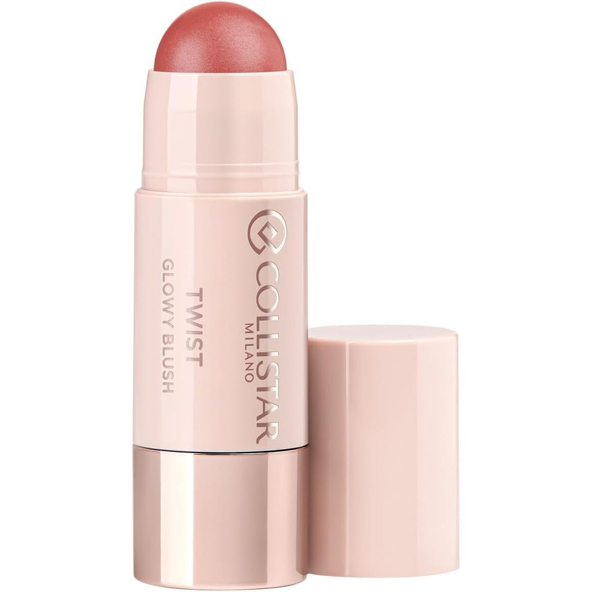 336371 - COLLISTAR Twist Glowy Blush Stick për Fytyrën, Sytë dhe Buzët, 3-në-1 me Acid Hialuronik, Ngjyrë Ndërtuese, 5 g