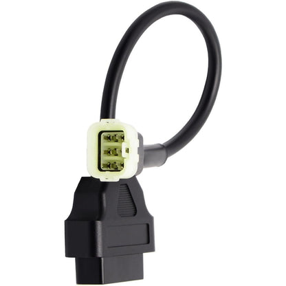 322492 - GOLITON Kabllo Adaptori Diagnostikues OBD2 OBDII, 6-pin në 16-pin, i pajtueshëm me motoçikletat KTM