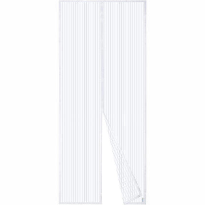314895 - APALUS Derë magnetike kundër mizave, 90x210 cm, montim i lehtë me ngjitje pa shpim, E bardhë