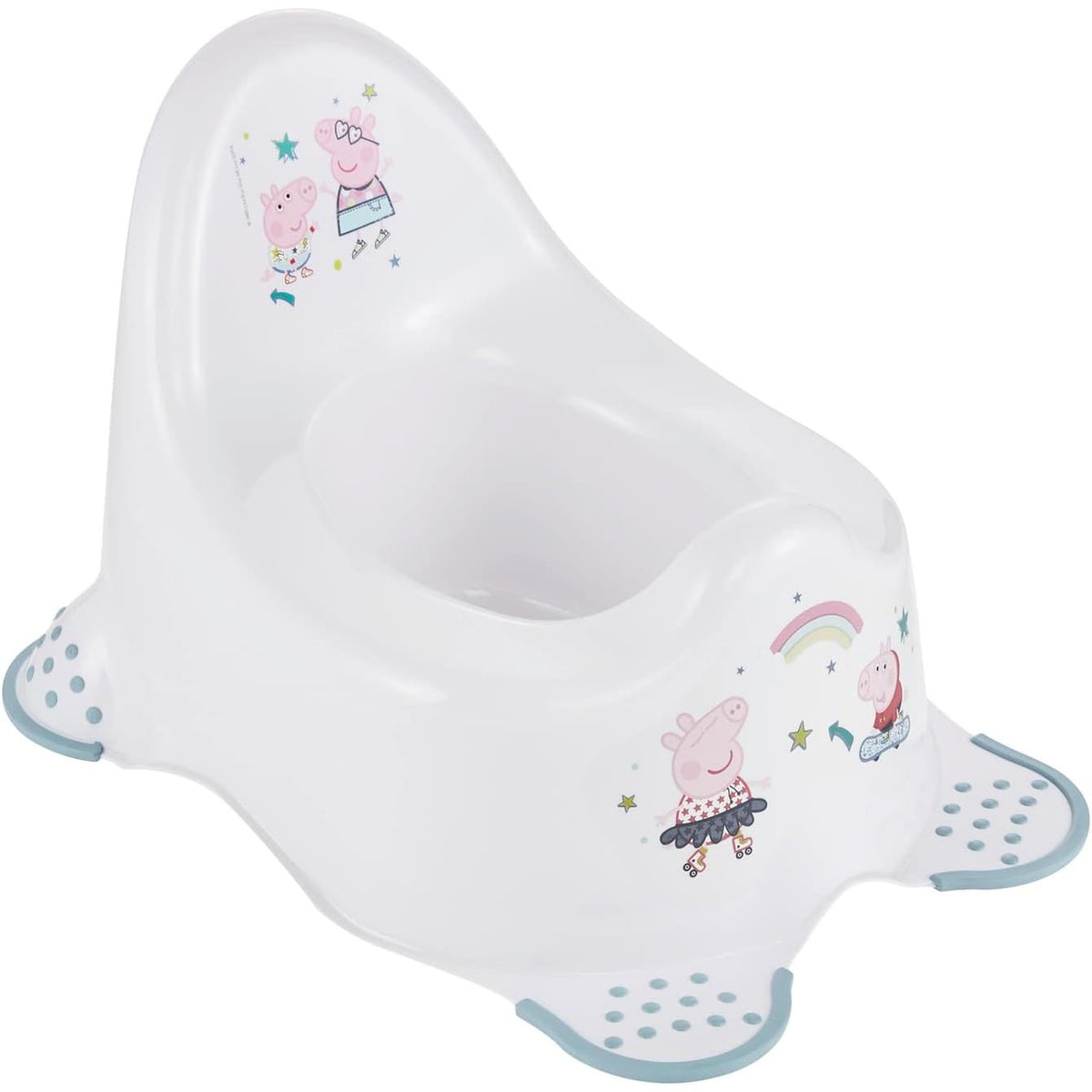 306504 - KEEEPER Vazo Peppa Pig për Fëmijë, nga 18 Muaj deri në 3 Vjeç, Funksion Anti-Rrëshqitës, Adam, Nordic White (E Bardhë)